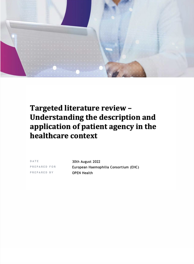 Patient agency literature review